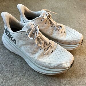 Hoka Women's White Athletic Shoes